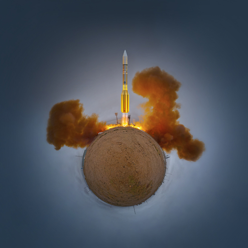 Illustration for article titled El lanzamiento de un cohete Protón-M, como nunca lo has visto